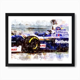 Damon Hill Close Art Print