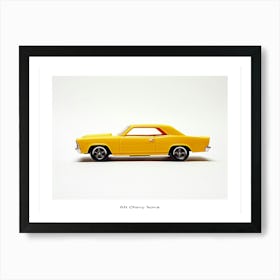 Toy Car 68 Chevy Nova Yellow Poster Art Print