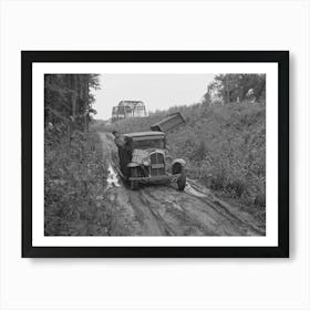 Indians On Way To The Berry Fields Near Little Fork, Minnesota By Russell Lee Art Print