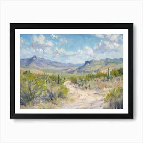 Western Landscapes Chihuahuan Desert Texas 4 Art Print