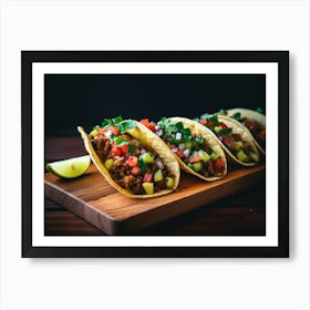 Mexican Tacos 1 Art Print