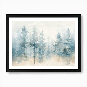 Forest Canvas Print 1 Art Print