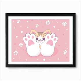 Cat Paw (28) Art Print
