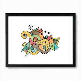 Pyramids Art Print