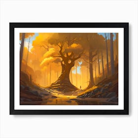 Tree In The Forest 10 Art Print