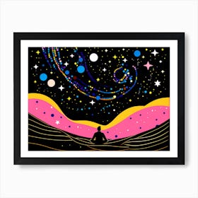 Dreams 3 vector art Art Print