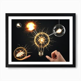 3d Background (30) Art Print