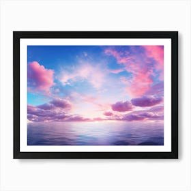 Sunset Over The Ocean 29 Art Print