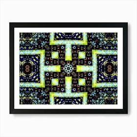 Psychedelic Cross Art Print