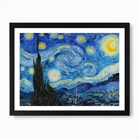 The Starry Night, Vincent Van Gogh Art Print