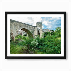 Old Bridge In Besalú, Catalonia Poster