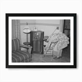 Wife Of Fruit Farmer, Placer County, California, See Caption For 38504d By Russell Lee Art Print