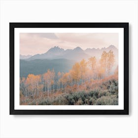 Colorado Aspen Mountains Art Print