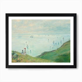 Cliffs At Pourville, Claude Monet Art Print