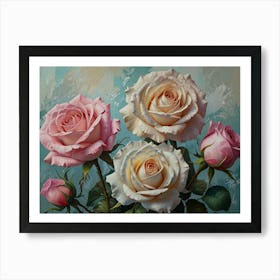 Three Roses Art Print