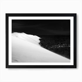 Dunedu Pilat BW Horizontal Art Print