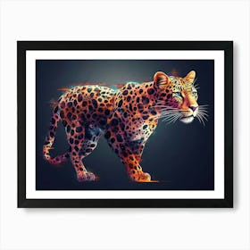 Leopard Animal Abstract Art Print