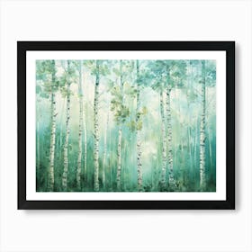 Birch Trees 33 Art Print