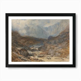 Welsh Mountain Stream, David Cox Art Print