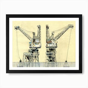 Cranes Art Print