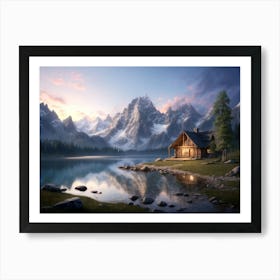 Mountain Reverie 1 Art Print