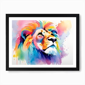 Lion Painting 36 Poster