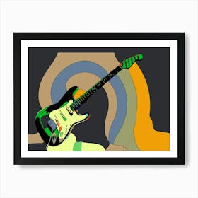 Sgt Peppers Guitar Art Print