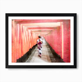 Geisha Art Print