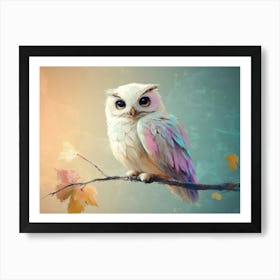 Owl Abstract 1 Art Print