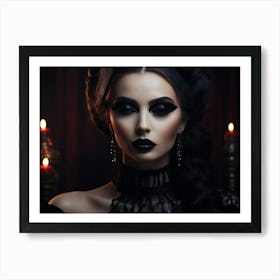 Ai Of Aesthetic Cosmetology Female Body Care Gothic 022206 Art Print