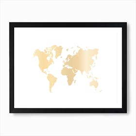 World Map 12 Art Print