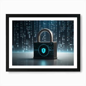 Digital Security Stock Photos & Royalty-Free Footage Art Print