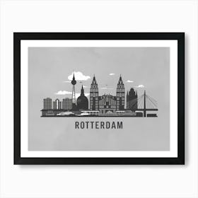 Rotterdam Skyline Poster