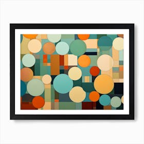 Abstract Circles 14 Art Print