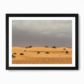 Sahara Desert In Mauritania In Africa Art Print