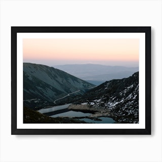 Mountain Lake, Serra Da Estrela, Portugal Art Print