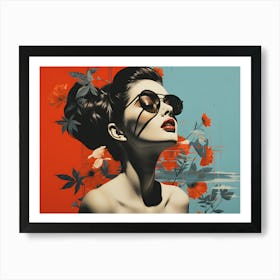 Eternal Eighties Radiant Woman Art Print