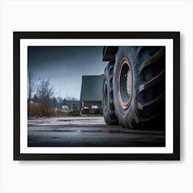 Big Truck On The Road Art Print