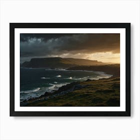 Sunset Over Ireland 1 Art Print