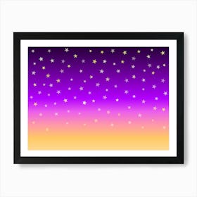 Night Starry Sky Art Print