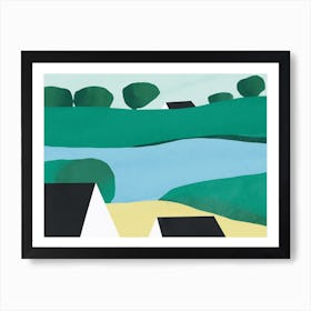 House By The River Art Print