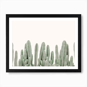 Fence Post Cactus Art Print