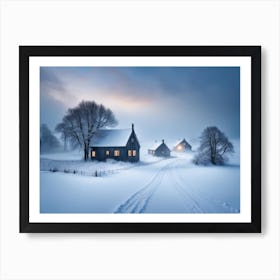 Winter Landscape 3 Art Print