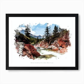 Waterton Lakes National Park, Southern Alberta, Canada Art Print
