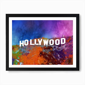 Hollywood Sign Art Print