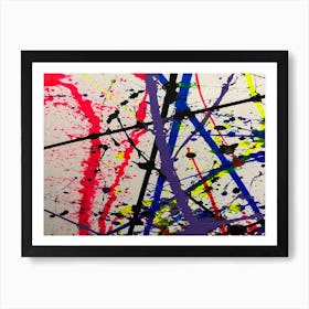 Splatter Painting 1 Art Print