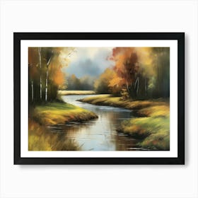 Printable Wall Art, Vintage Landscape, Farmhouse Wall Decorations, Vintage Landscape Oil Painting.9 2 Art Print