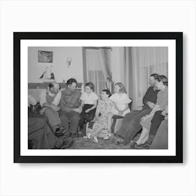 Wives Of The Members Of The Cooperative Stallion Association At The Meeting, Box Elder County, Utah By Art Print