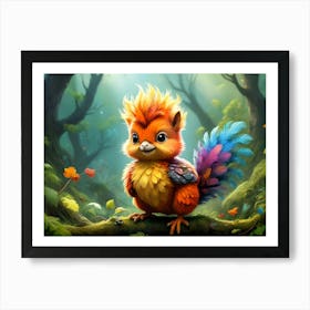 Feathered Friend #3 1 Art Print