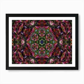 Euonymus Alatus Inspired Art Print